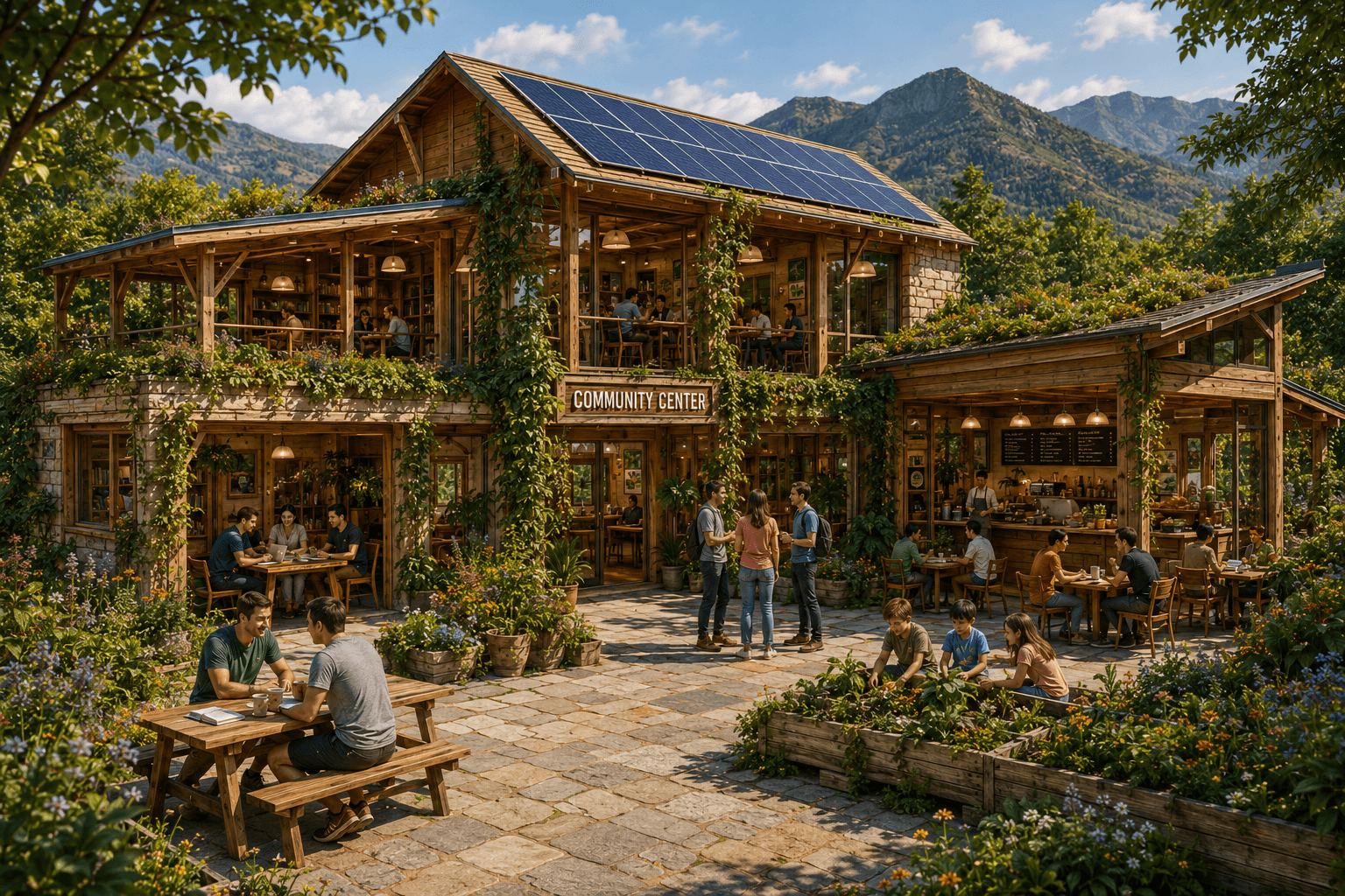 The daily-life core at Eco Village Armenia